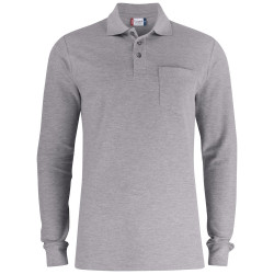 Basic Polo LS Pocket